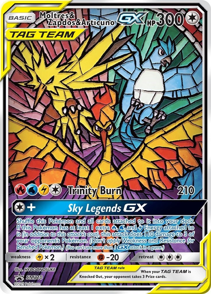 Moltres & Zapdos & Articuno GX (SM210) (SMP)