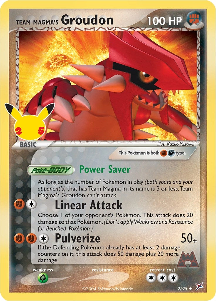 Team Magma's Groudon (9/95) (CCC)