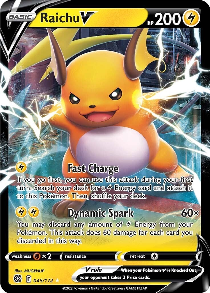 Raichu V (045/172) (SWSH09)