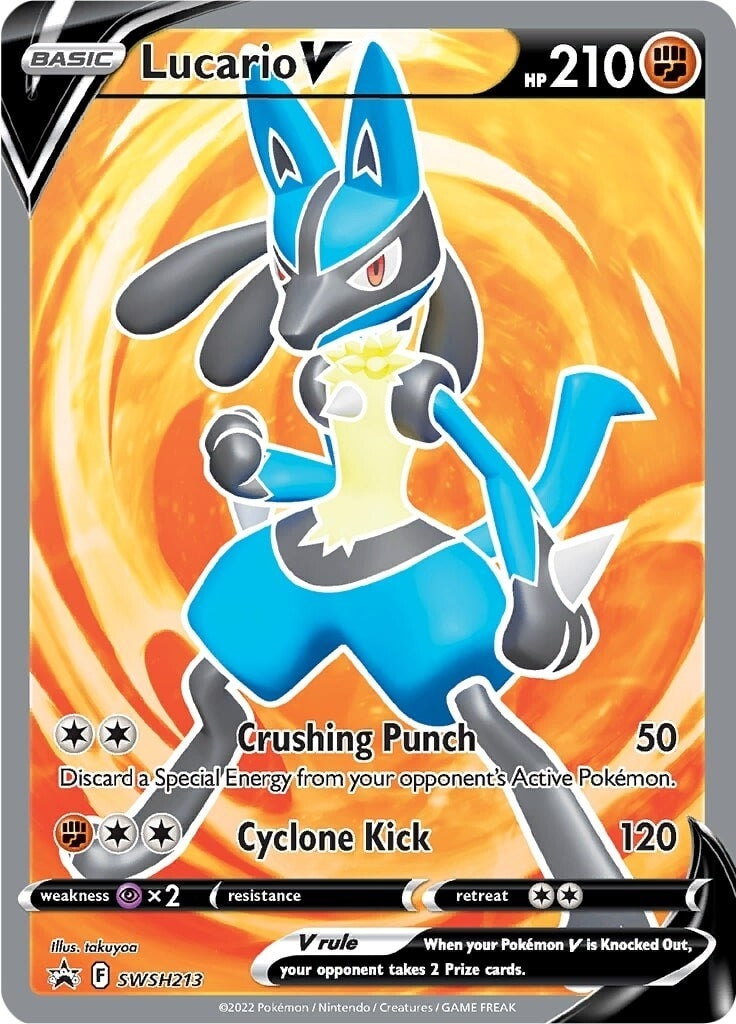 Lucario V - SWSH213 (SWSH213) (SWSD)