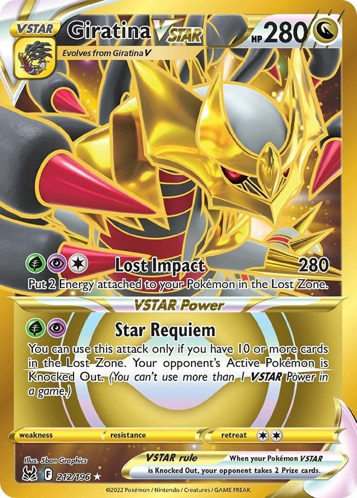 Giratina VSTAR (212) (Secret) (212/196) (SWSH11)