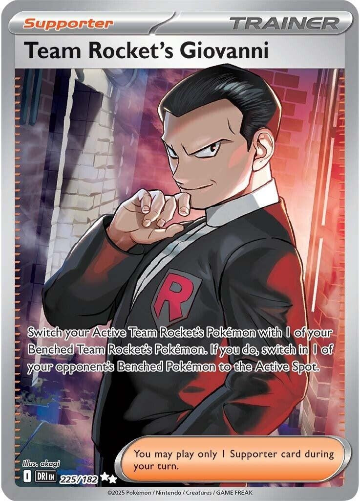 Team Rocket's Giovanni (225/182) (DRI)